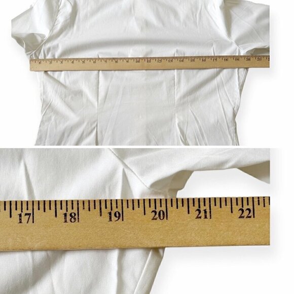 NaraCamicie white Cotton Shirt, Size 4 (of 1-5, L)‎ - Picture 9 of 10